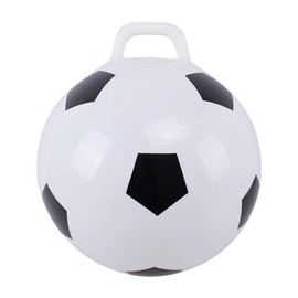 STOBOK Hopper Ball Bouncy Ball with Handles Hop Ball Kangaroo Bouncy Castle Hop Hop Ball Jumping 45 cm (Football)
