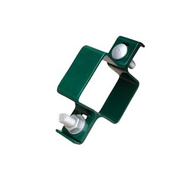 Fence Clamp Centre Clamp 40 x 60 mm Post Clamp for Fence Post Attachment Mesh Fence Clamp Green