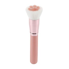 AKOAK 1 paquete de brochas de maquillaje con forma de pata de gato, brocha de maquillaje de larga duración, corrector, brocha de belleza (rosa)