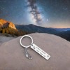 JJTZX Always Under the Same Sky US State Keychain Long
