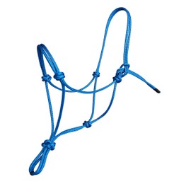 Natural Horsemanship Rope Halter Headcollar Horse Training Method (Full Horse, Blue)