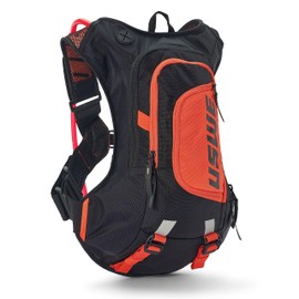 USWE Moto Hydro Hydration Pack - with Water Bladder, a High End, Bounce Free Backpack for Enduro and Off-Road Motorcycle (8L Black/ Orange)