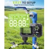 HIRALIY 59FT Greenhouse Mist Drip Irrigation Kit with Garden Timer,