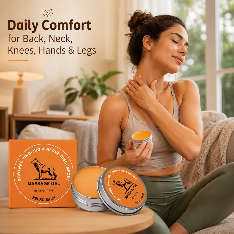 Cooling Massage Balm for Joint & Muscle Care – Herbal