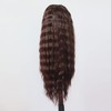 Towarm Deep Wave Reddish Brown Wig Long Wavy Highlight Blonde