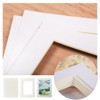 TRKETK 20 Pieces Photo Mounts, White Picture Mounts Photo Frames