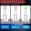 JiiinMiiin M10x1.25 Long Steel Spike Lug Nuts, Thread Pitch 10x1.25,