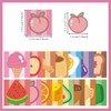 15 Sheets Gourmet Series Writable Sticky Notes Cute Cartoon Message