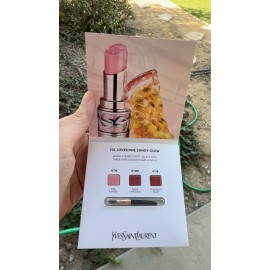 YVES SAINT LAURENT “LOVESHINE : CANDY GLOW” SAMPLE CARD  SEALED / * 3 Samples