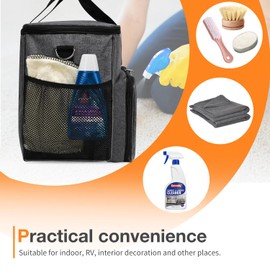 Carrying Case Compatible with Bissell Carpet and Upholstery Cleaner 1400B/3353,Steam Cleaner Storage Bag with Removable Divider Ideal Carrying Case for Carpet and Upholstery Cleaner(Bag Only)