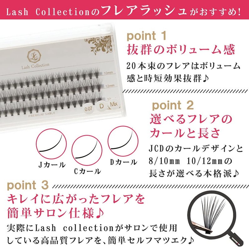 Lash Collection Self Matsueku Flared Lash (C Curl / 0.3