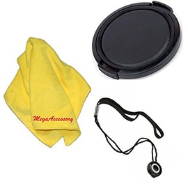 58mm Universal Snap-On Lens Cap for Canon EF 75-300mm f/4-5.6 III Telephoto Zoom Lens + Cap Keeper + Microfiber Cleaning Cloth