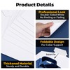 Svaldo White Shirt Folder Board, 8.5x14 inch, Pack of 25,