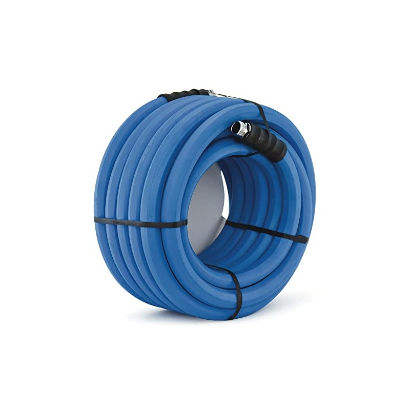 BluSeal Hot/Cold Water Rubber Garden Hose, 100% Rubber, Ultra-Light, Super
