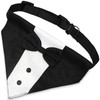 GOYOSWA Dog Tuxedo Dog Suit Dog Wedding Bandana Collar with