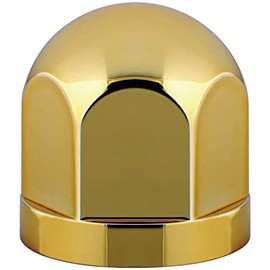 Jet Inoue 500618 Round Hub Nut Cover, Gold, 0.8 inches (10 mm), 0.9 inches (22 mm)