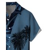 Men's Short Sleeve Button Down Casual Hawaiian Shirts Summer Beach