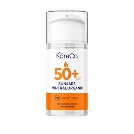 SunKare Protector Solar Facial Mineral FPS 50+ | Hidratante con Óxido de Zinc y Dióxido de Titanio | Filtros Físicos para Piel Sensible | Acabado Natu