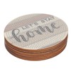 8Pcs Rhinestone Painting Coasters Assorted Style Strong Stickiness Odourless Coaster