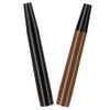 2pcs Microblade Eyebrow and Beard Pens Dual-use Fork Tip Pencils for Precise Makeup Application for Artists and Beginners