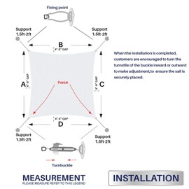 Petra's 26 Ft. X 20 Ft. Rectangle Sun Sail Shade. Durable Woven Outdoor Patio Fabric w/Up to 90% UV Protection. 26x20 Foot. (Brown)