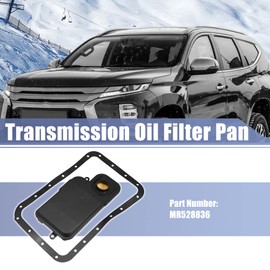 X AUTOHAUX 1 Set MR528836 Transmission Filter Oil Pan Gasket Assembly for Mitsubishi Montero 2001-2006
