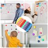 CONNECTION Pack of 100 Whiteboard Magnets Colourful Magnets for Magnetic