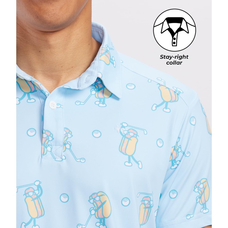 Tipsy Elves Sizzlin' Swing Golf Polo Size Medium