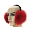 Hima 100% Real Fox Fur Winter Earmuff, Made in US