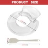 Pouring Shield for Kitchen-Aid 4.5-5 Quart Tilt-Head Stand Mixer, Removable