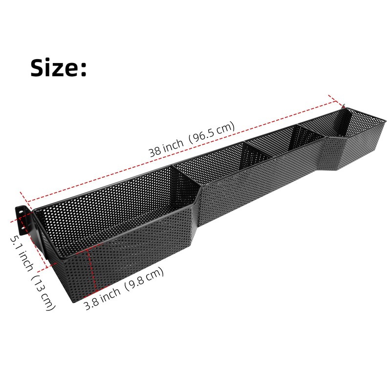 Roykaw Golf Cart Storage Basket Front Inner Dash Tray Organizer