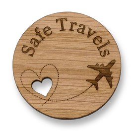 Safe Travel Token, Pocket Holiday Hug Token, Gap Year Adventure Charm, Missing You, Thinking Of You Hug In Your Pocket For Daughter Son Friend Boyfriend Girlfriend From Mum Dad Wife Husband Bestfriend