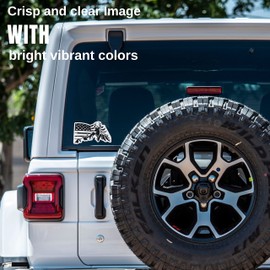 US Patriotic American Flag Sticker Mountain Deer Hunting Buck Antler Stickers 3 x 5 Inches Automotive Decals Waterproof Vinyl Decal for Truck Jeep Car RV Rear Window Bumper Camping Cooler