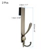 uxcell 2 Pcs Shower Door Hooks, Extended 8 Inch Over