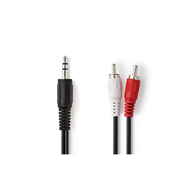 NEDIS Stereo Audio Cable 3.5 mm Male - 2x RCA