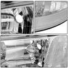ROADFAR For Honda Accord 1998-2002 Replacement Chrome Housing Clear Reflector
