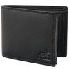 Fa.Volme® #VO11 Men's Genuine Leather Wallet, Landscape Format Black