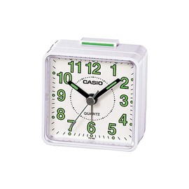 Casio TQ140-7 Tq140 Travel Alarm Clock - White