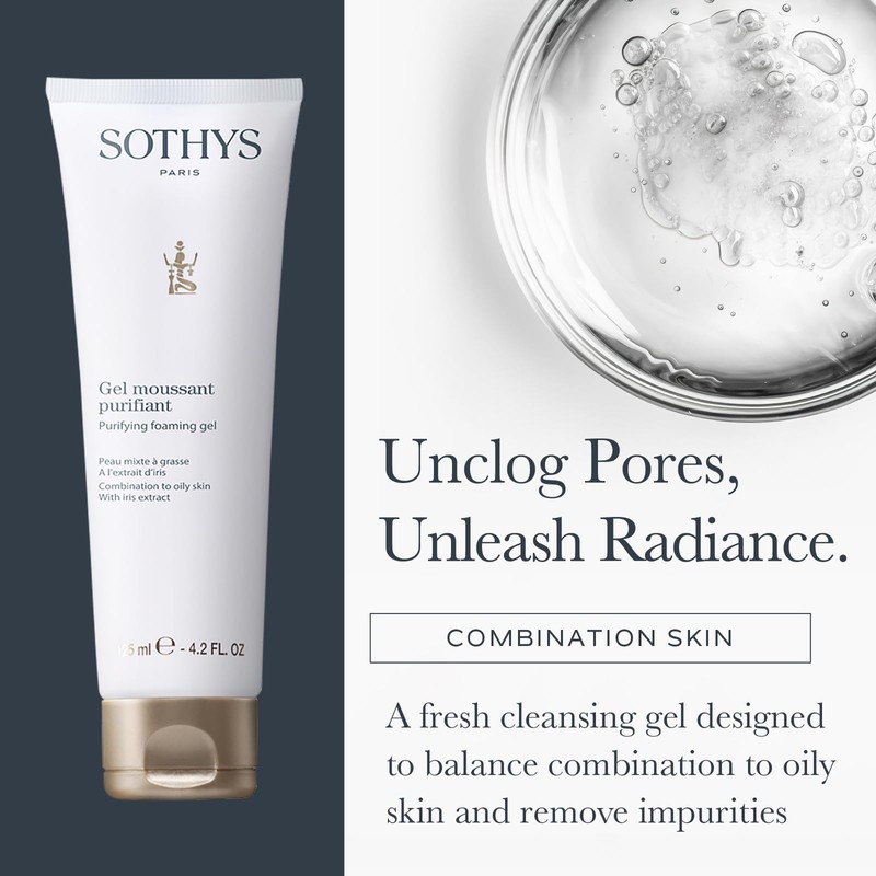 SOTHYS Purifying Foaming Gel | Gentle Face Cleanser for Oily