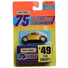 Matchbox VW Concept I, 1997 Edition [Gold] 75 Challenge one of 10,000 #49