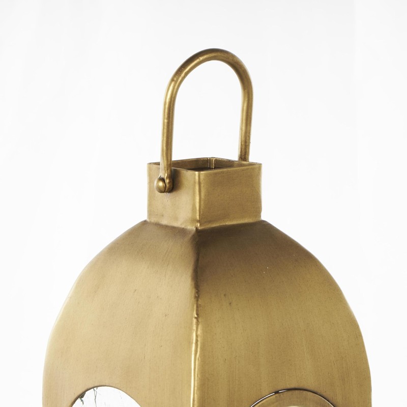 Deco 79 Metal Indoor Outdoor Candle Lantern Arched Lantern Candle