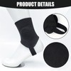 CWPFVQA 2 Pairs Ankle Support Football Black Ankle Support Football