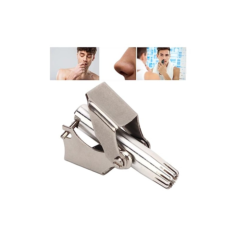 Recortador de Vello de Nariz para Hombres, Ergonómico, de Acero