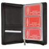 MARSHAL 72 Count Credit Card/Business Card Holder with Zip Around