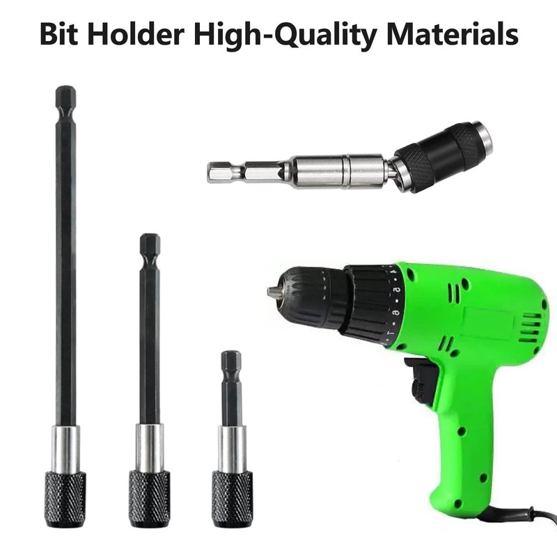 HARY 4 Pack Drill Bit Holder Magnetic Drill Bit Holders,60Mm