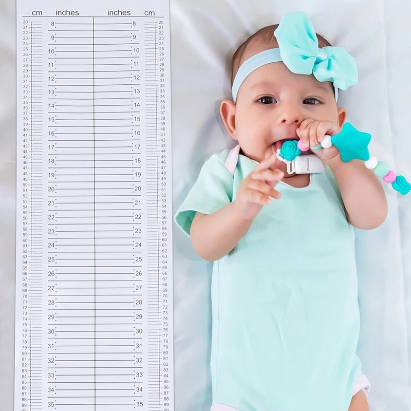 POPETPOP Baby Measuring Mat Baby Infantometer Height Ruler Measuring Mat