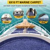 Grefinity Marine Carpet,6 FT x 10 FT Deep Blue Indoor