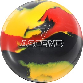 MOTIV Ascend - Red/Black/Tangerine Pearl Bowling Ball, Entry Level, Light Oil, Available in 10-15 Pounds (10, Pounds)