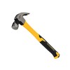 Roughneck ROU11105 Claw Hammer Fibreglass Shaft 454g (16oz), Black and