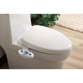 Bidet Attachment Toilet Eco-Splash Bidet Premium - Dual Nozzle - Hot and Cold Water - Self Cleaning Bidet Toilet Attachment